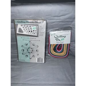 Quilling Designer Board ‎ 8.5 x 5.5 inches By Lake City Craft Co. Plus Paper New